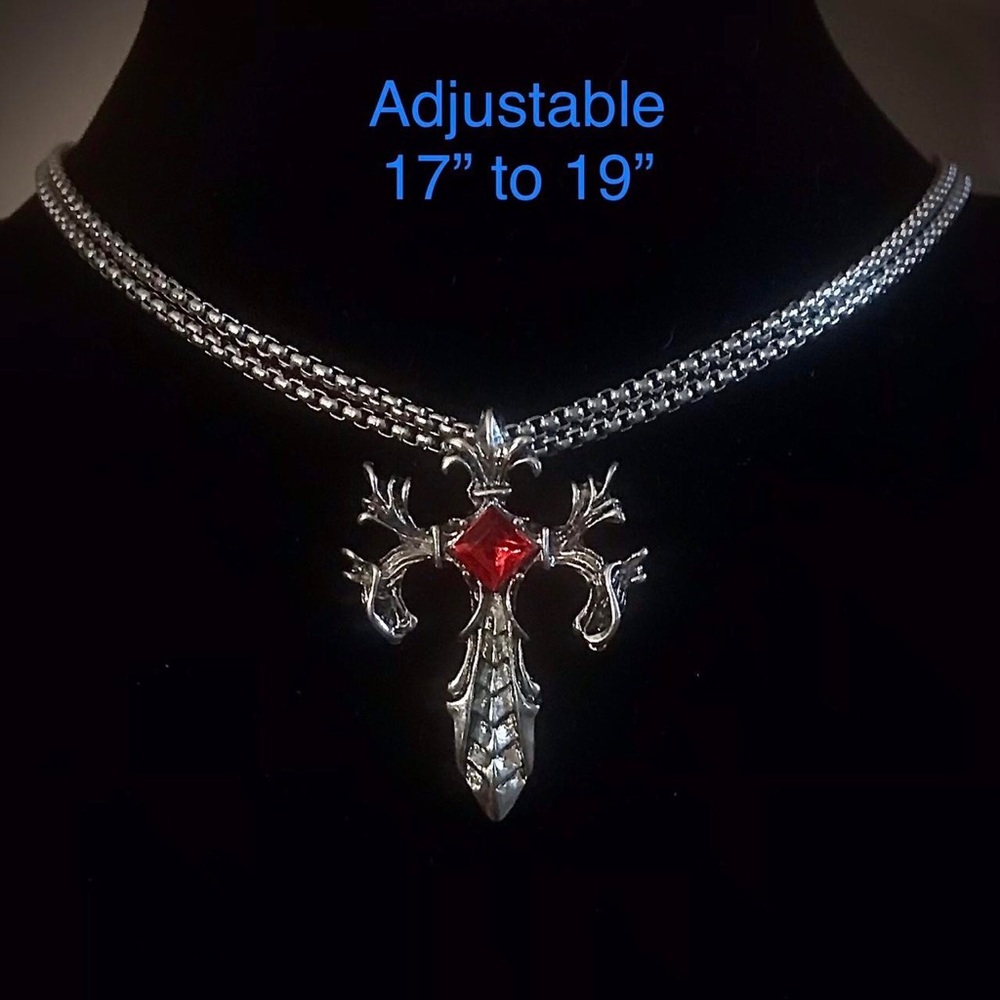Double Dragon Cross
Double Stranded Venetian Chain